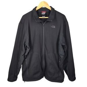 THE NORTH FACE MEN’S BLACK FULL‑ZIP JACKET – SIZE XL – FLEECE‑LINED – BREATHABLE